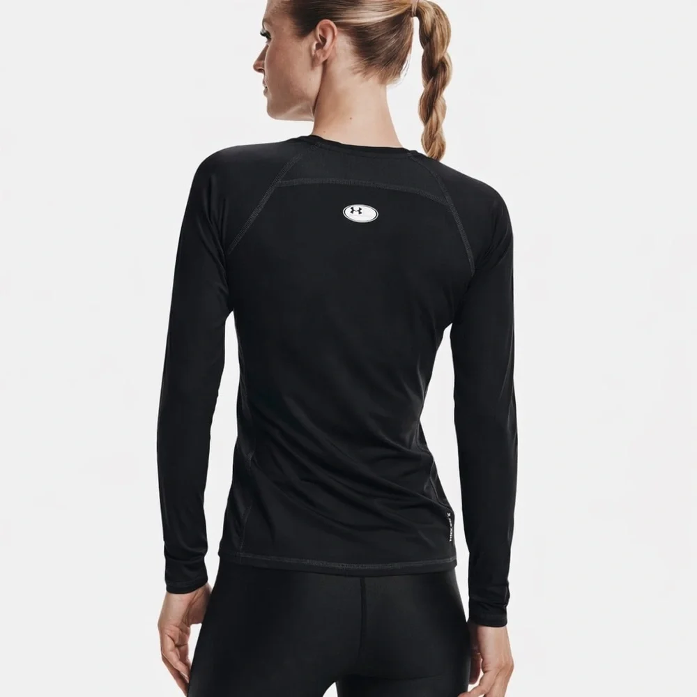 NWT Under Armour Iso-Chill Team Long Sleeve Compression Shirt Black Size S - Picture 2 of 9